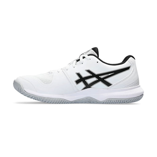 asics gel tactic 12 mens inddor court shoe for pickleball squash badminton white and black color 1071A090.102