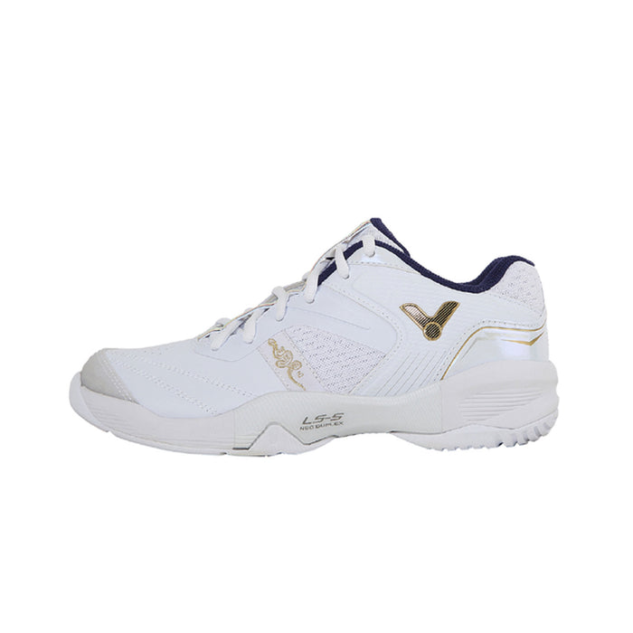 victor p9200IItty tai tzu ying indoor court shoe badminton squash pickleball white gold color 