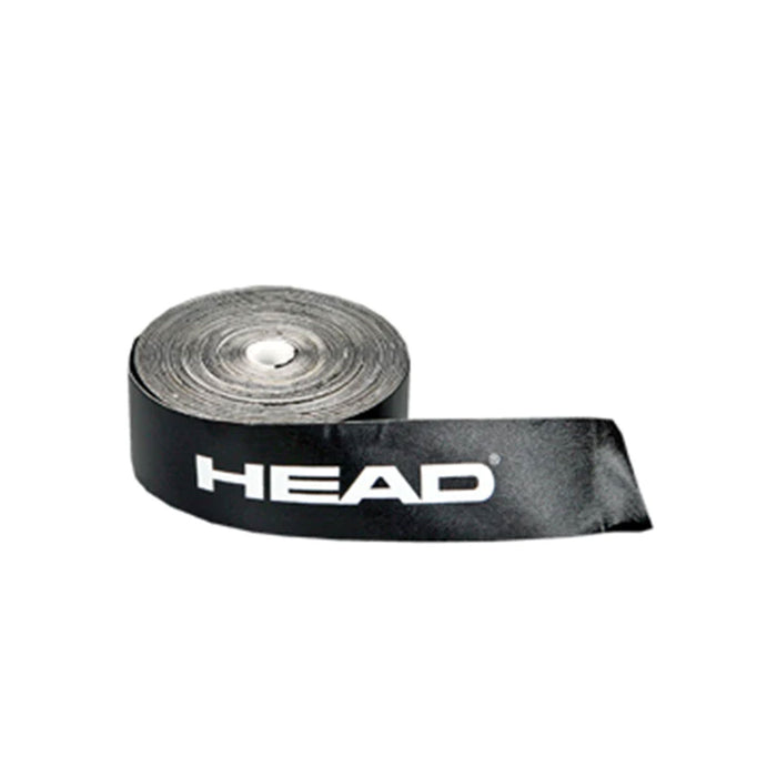 head protection tape for squash tennis pickleball black 16 feet 1 inch