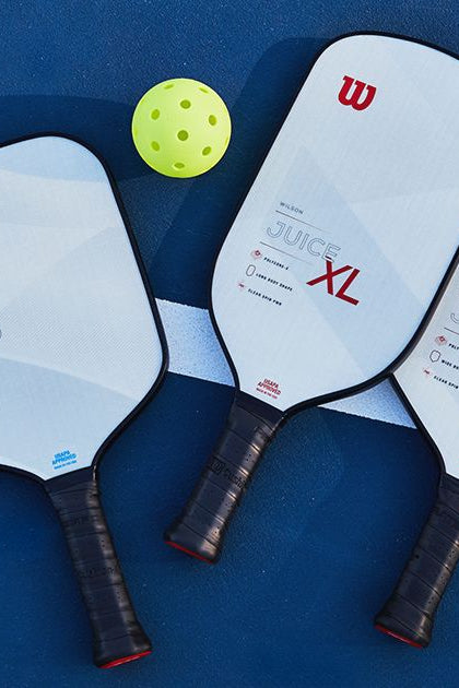 Wilson Juice and Echo pickleball paddles. New for 2020. Traditional or widebody shapes to choose from. 