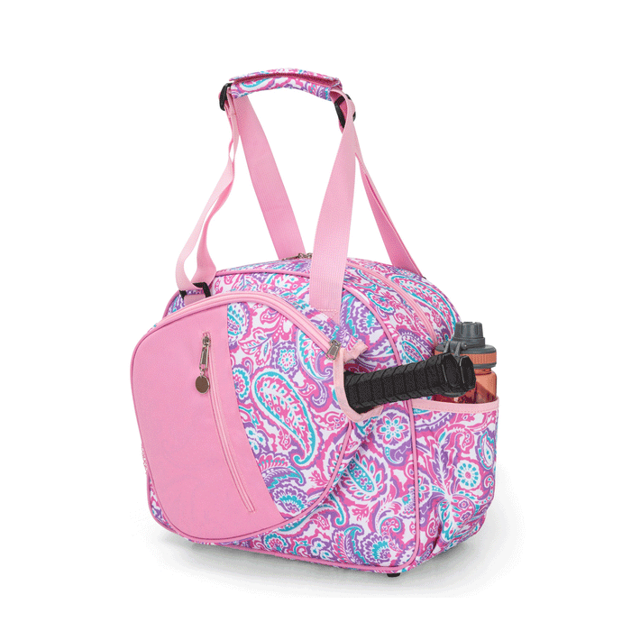 Born to Rally pickleball bag paisley