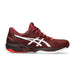 asics solution speed ff2 outdoor court shoe tennis pickleball antique red lateral side