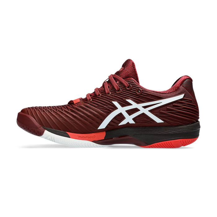 asics solution speed ff2 outdoor court shoe tennis pickleball antique red