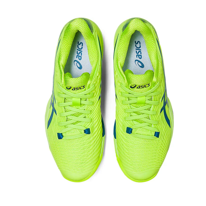 asics solution speed ff2 hazard green womens tennis pickleball outdoor court shoe