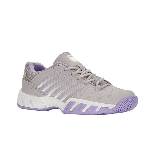 kswiss bigshot light 4 tennis pickleball shoe grey purple outdoor court lateral side