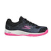 skechers viper court pickleball court shoe womens ladies goodyear sole black pink color
