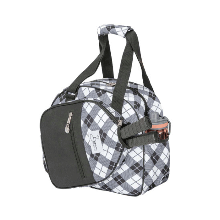 Born to Rally pickleball bag black white