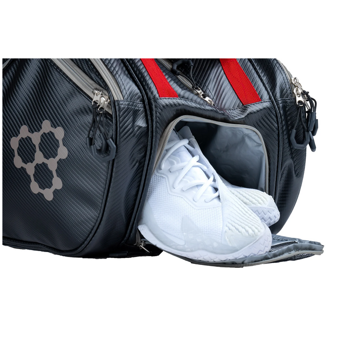 crbn pro team pickleball tour bag 2.0 shoe compartment