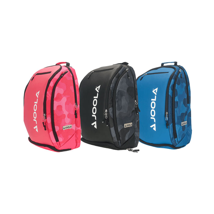 joola vision II backpack pickleball bag pink blue black