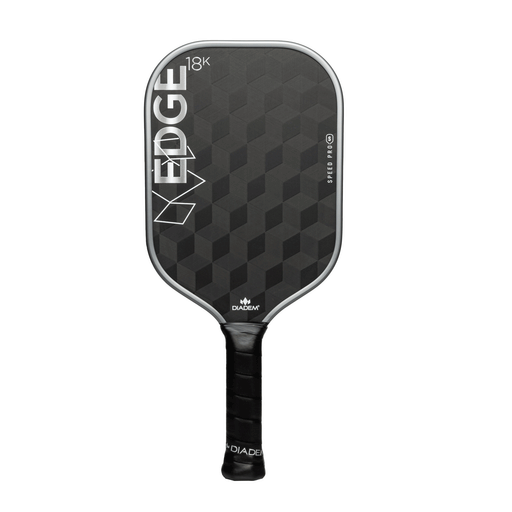 diadem pro speed 18K edge pickleball paddle silver grey black