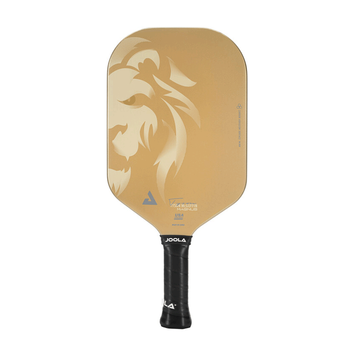 joola cas 14mm tyson Mcguffin lion  pickleball paddle back  face