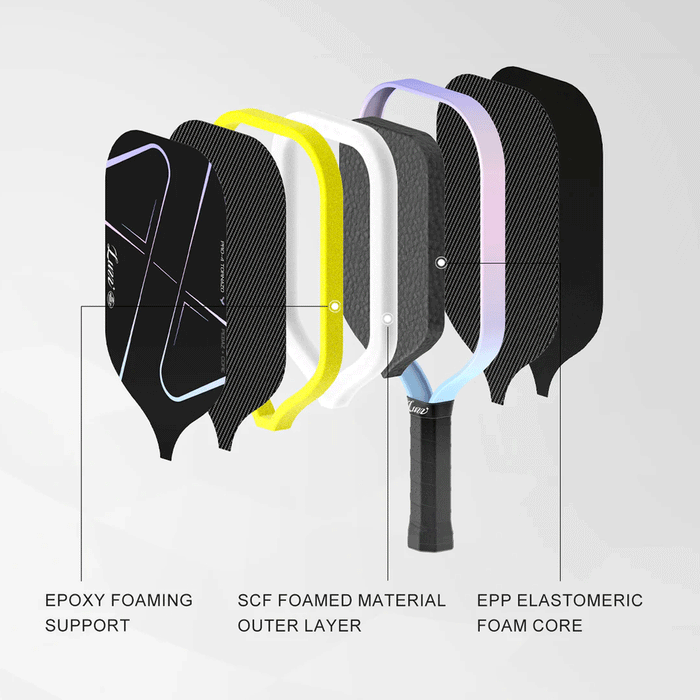 luzz Pro 4 tornazo pickleball paddle at racquet science canada core construction