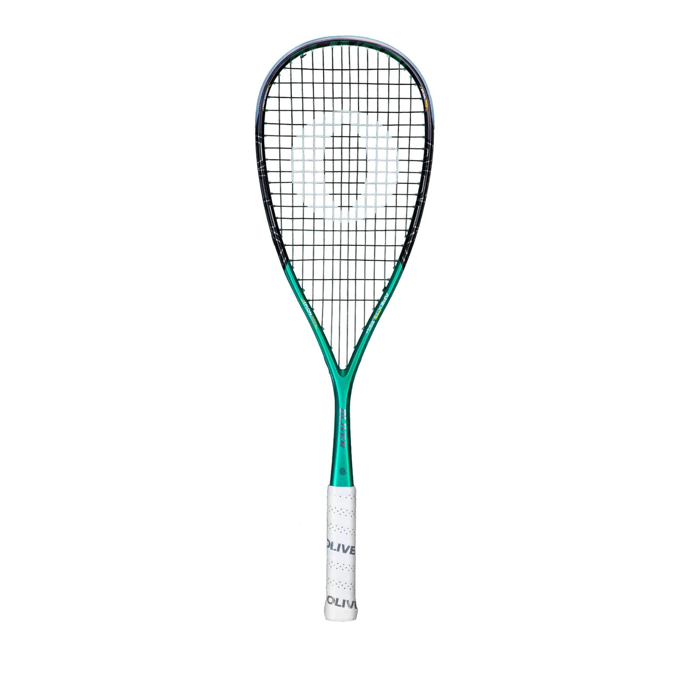 Oliver Apex 920 ce Squash racket with green and black design on a white background