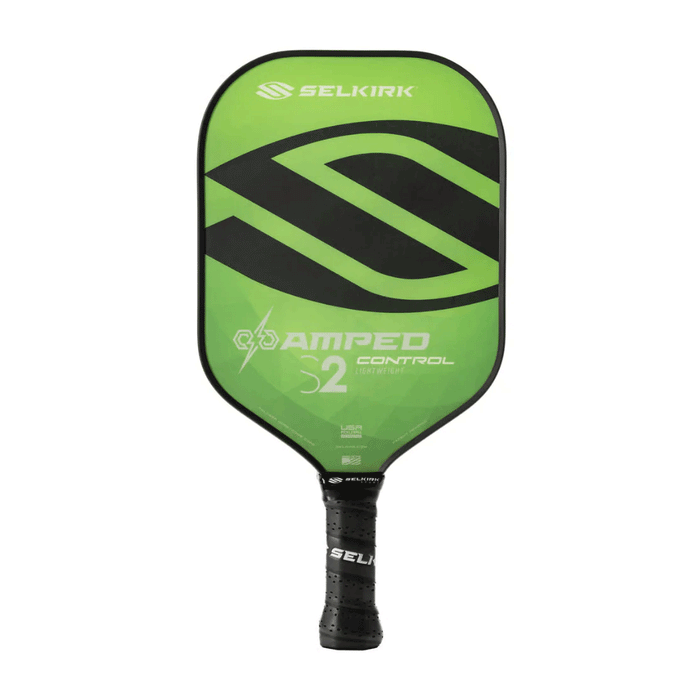 selkirk amped control s2 lime green pickleball paddle