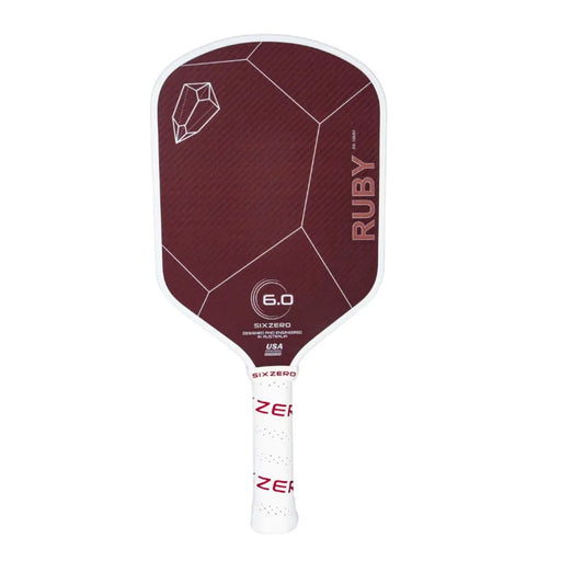 Six Zero ruby 14mm pickleball paddle red kevlar australia