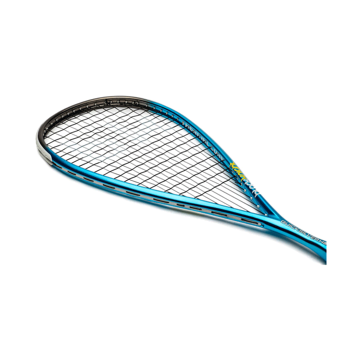 black knight quicksilver h2 squash racquet metallic blue