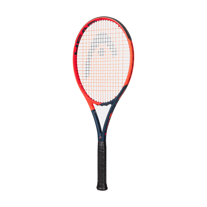 Head radical ig exceed tennis racquet prestrung orange black colorway