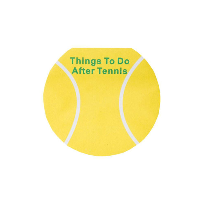Tennis ball post it notes