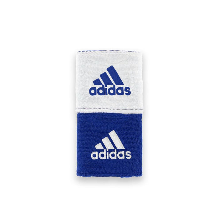 adidas interval wristband small blue white 