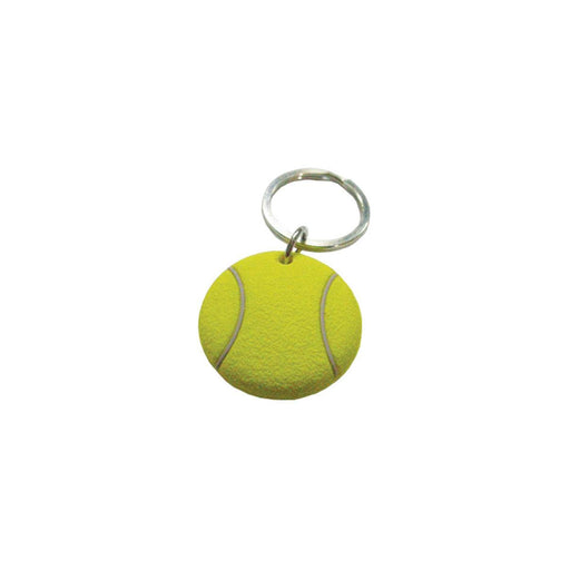 Tenis ball keychain rubber 
