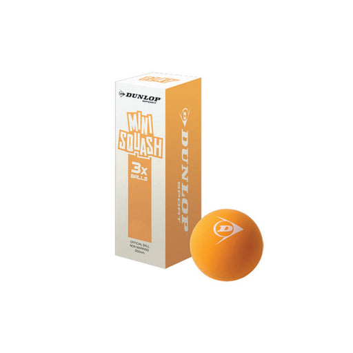 dunlop mini orange squash balls for kids 7-10 years old