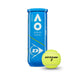 dunlop australian open tennis ball XD extra duty available at racquet science 3 balls per tin