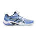asics gel blade 8 womens indoor court shoe for squash badminton pickleball periwinkle / french blue color