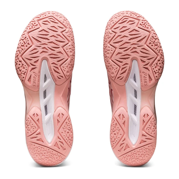 asics womens gel blast 3 ff indoor court shoe for squash badminton pickleball pink color sole