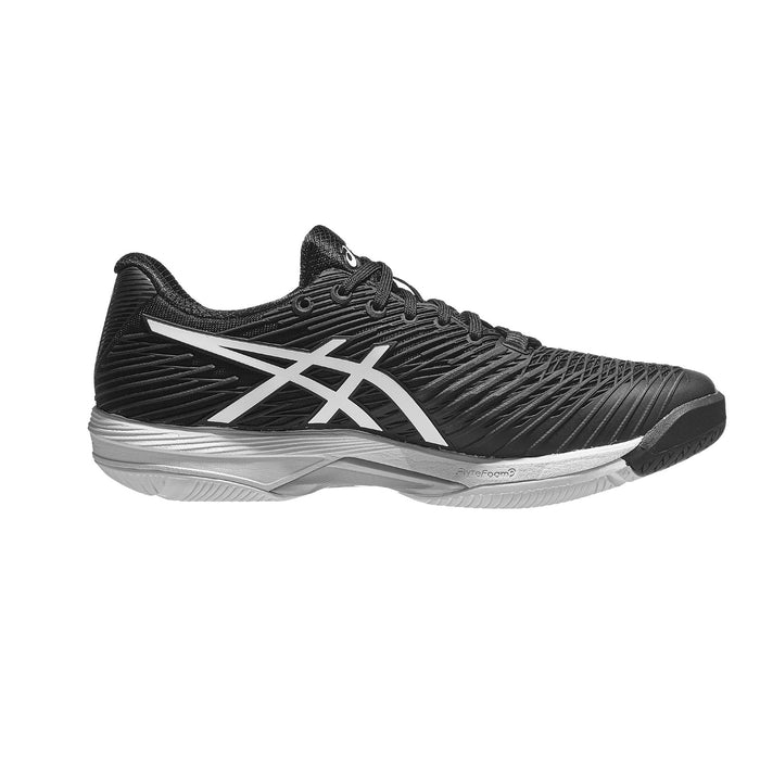 asics solution speed ff 2 black tennis pickleball court hard shoe racquet science kingston ontario canada medial view