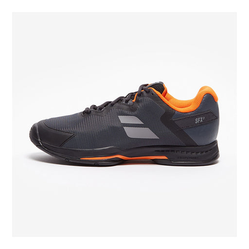 babolat sfx3 outdoor court shoe for tennis pickleball black orange colour