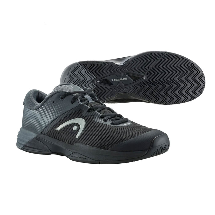 head revolt evo 2.0 tennis pickleball shoes in black grey color at racquet science kingston ontario canada