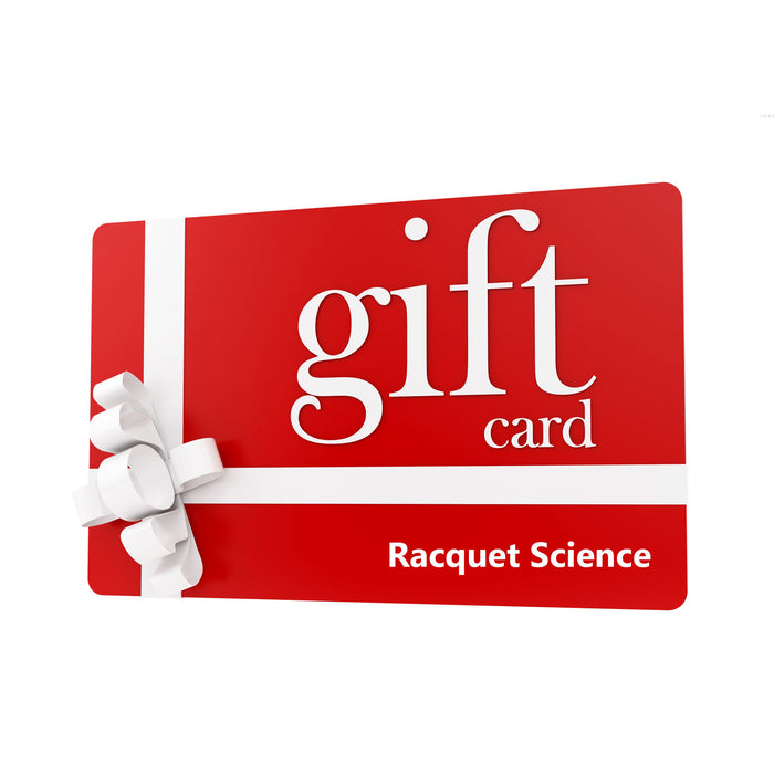 racquet science gift card for the racquet player tennis squash pickleball badminton ideas choice redeemable canadian