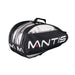 Mantis Pro 6 bag - in black & silver - to carry all your tennis, squash, or badminton gear.