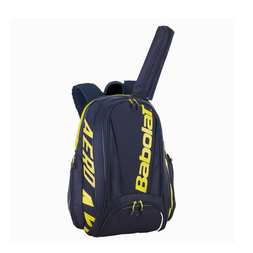 babolat pure aero backpack 183727 black yellow colors tennis squash badminton pickleball 