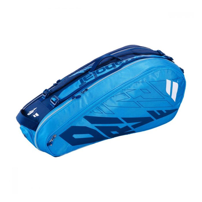 babolat pure drive rh x 6 racquet bag tennis squash badminton pickleball gear shoe compartment beautiful stylish light blue