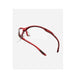 Gearbox vision eyewear for squash badminton pickleball Red color frames clear lense