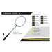 badminton carlton vapor trail 82 all around style  japanese high modulus graphite blue/back in color racquet specs
