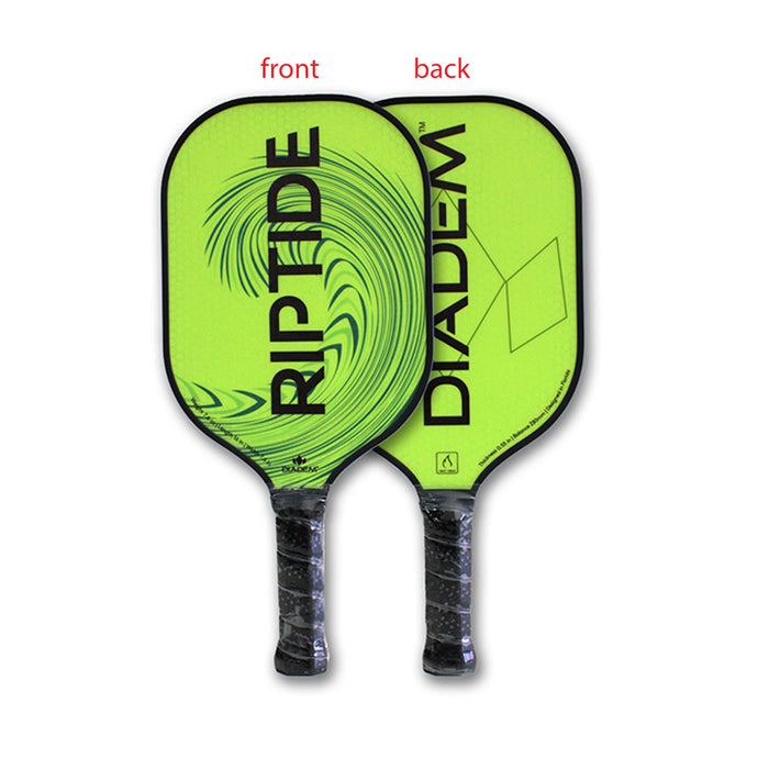 diadem riptide pickleball paddle intermediate poly composite budget  front back coloways