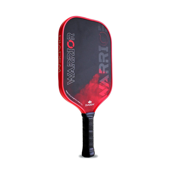diadem warrior 19mm thick pickleball paddle black red color control and power with max grit surface best canada