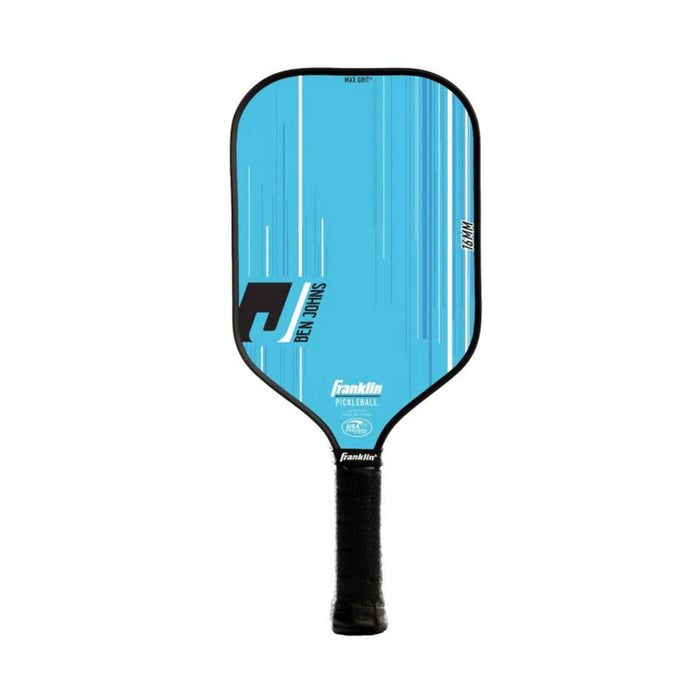 franklin ben johns 16mm blue pickleball paddle thick control spin