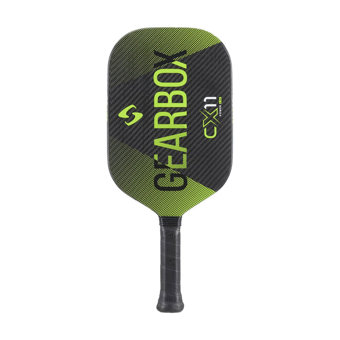 gearbox cx11e power 8.5 ounce oz pickleball paddle edgeless no bumper green elongated blade ontario canada
