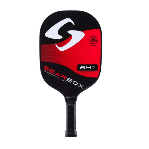 gearbox gh7 pickleball paddle in red composite fiberglass face honeycomb core 