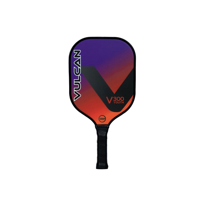 vulcan v300 youth pickleball paddle in fire stick for kids 10 and under