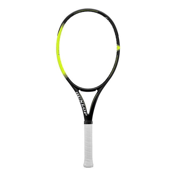 dunlop sx 600 great game improver tennis racquet 110 sq in head size.  Unstrung.