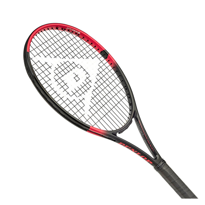 dunlop team 285 tennis racquet racket  grams beginner intermediate graphite frame prestrung side view