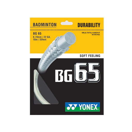 Yonex BG 65 badminton string white