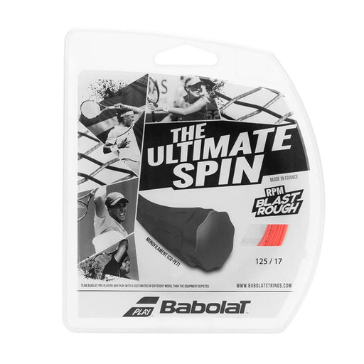 Babolat RPM Blast Rough 17 red tennis string poly polyester co big spin textured surface