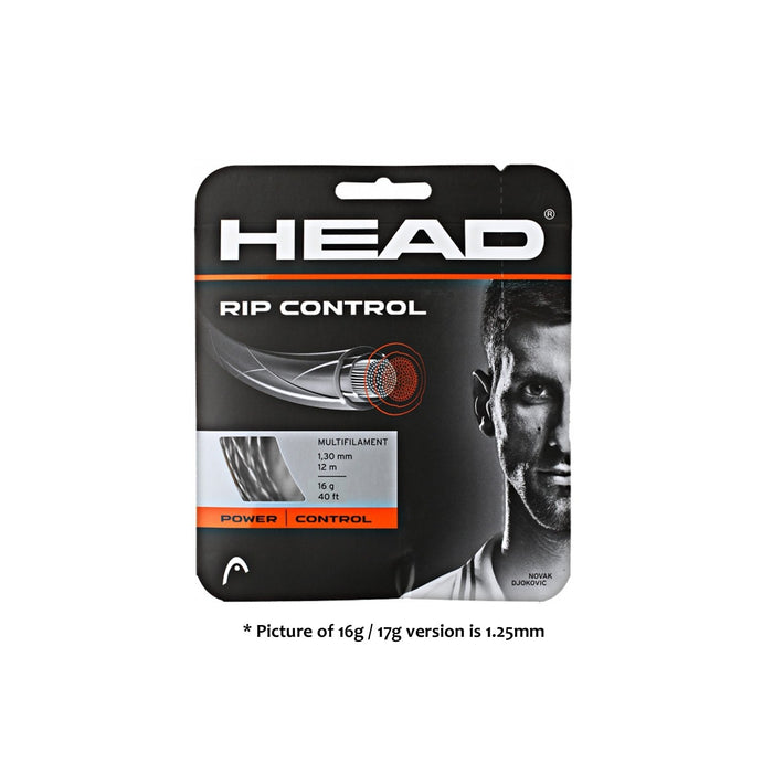 head rip control 17g textured soft multifilament tennis string for control tennis elbow shoulder pain hybrid 1/2 set 