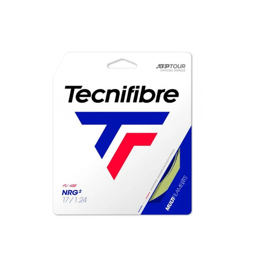 Tecnifibre NRG2 17g multifilament soft comfort gut like tennis string elbow or shoulder pain
