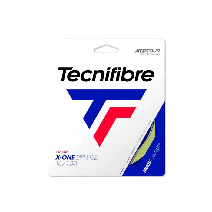 Tecnifibre X one biphase 16 tennis string soft multifilament power gut like feel